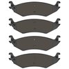 1551-1046-00 5000 Advanced Semi-Metallic Brake Pads, 2004-2006 Ford/Lincoln/Mercury/Mazda, Position: Rear - image 2