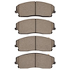 1551-1056-00 5000 Advanced Ceramic Brake Pads, Fits Select Mopar, Position: Front - image 1