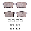 1551-1086-01 5000 Advanced Ceramic Brake Pads & Hardware Kit, 2005-2018 Acura/Honda, Position: Rear - image 1