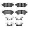 1551-1101-01 5000 Advanced Ceramic Brake Pads & Hardware Kit, 2005-2012 Infiniti/Nissan, Position: Rear - image 2