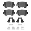 1551-1108-01 5000 Advanced Ceramic Brake Pads & Hardware Kit, 2000-2018 Audi/Volkswagen, Position: Rear - image 2