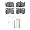 1551-1113-02 5000 Advanced Ceramic Brake Pads & Hardware Kit, 2006-2013 Lexus/Toyota/Scion, Position: Rear - image 2