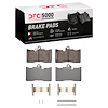 1551-1118-01 5000 Advanced Low-Metallic Brake Pads & Hardware Kit, 2006-2020 Lexus/Toyota/Scion, Position: Front - image 1