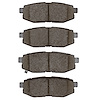 1551-1124-00 5000 Advanced Ceramic Brake Pads, Fits Select Multiple Makes/Models, Position: Rear - image 1