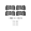 1551-1155-01 5000 Advanced Semi-Metallic Brake Pads & Hardware Kit, 1995-2005 Lamborghini, Position: Front, Rear - image 1