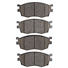 1551-1156-00 5000 Advanced Ceramic Brake Pads, 2006-2012 Multiple Makes/Models, Position: Front - image 1