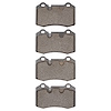 1551-1166-00 5000 Advanced Low-Metallic Brake Pads, 2000-2019 Multiple Makes/Models, Position: Front,Rear
