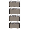 1551-1166-10 5000 Advanced Low-Metallic Brake Pads, 2005-2012 Aston Martin, Position: Rear