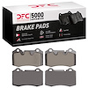 1551-1166-19 5000 Advanced Low-Metallic Brake Pads & Hardware Kit, 2005-2012 Aston Martin, Position: Rear