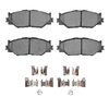 1551-1178-01 5000 Advanced Low-Metallic Brake Pads & Hardware Kit, 2006-2015 Lexus/Toyota/Scion, Position: Front - image 2