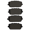 1551-1180-00 5000 Advanced Ceramic Brake Pads, Fits Select Multiple Makes/Models, Position: Rear - image 1