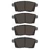 1551-1259-00 5000 Advanced Ceramic Brake Pads, 2007-2015 Ford/Lincoln/Mercury/Mazda, Position: Rear - image 1