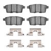 1551-1259-01 5000 Advanced Ceramic Brake Pads & Hardware Kit, 2007-2015 Ford/Lincoln/Mercury/Mazda, Position: Rear - image 2