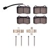 1551-1270-01 5000 Advanced Low-Metallic Brake Pads & Hardware Kit, Fits Select Maserati, Position: Rear - image 2