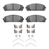 1551-1324-01 5000 Advanced Ceramic Brake Pads & Hardware Kit, Fits Select Multiple Makes/Models, Position: Front - image 2