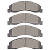 1551-1328-00 5000 Advanced Semi-Metallic Brake Pads, Fits Select Ford/Lincoln/Mercury/Mazda, Position: Front,Fr - image 1