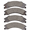 1551-1329-00 5000 Advanced Semi-Metallic Brake Pads, Fits Select Ford/Lincoln/Mercury/Mazda, Position: Rear - image 1