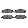 1551-1332-00 5000 Advanced Ceramic Brake Pads, 2008-2014 GM, Position: Front - image 1