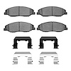 1551-1332-01 5000 Advanced Ceramic Brake Pads & Hardware Kit, 2008-2014 GM, Position: Front - image 1