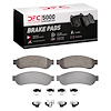 1551-1334-02 5000 Advanced Semi-Metallic Brake Pads & Hardware Kit, 2010-2012 Ford/Lincoln/Mercury/Mazda, Position: Rear - image 1