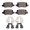 1551-1358-01 5000 Advanced Low-Metallic Brake Pads & Hardware Kit, 2001-2011 Mercedes-Benz, Position: Rear - image 1