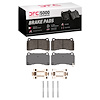 1551-1383-01 5000 Advanced Low-Metallic Brake Pads & Hardware Kit, 2009-2021 Infiniti/Nissan, Position: Rear - image 1