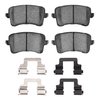 1551-1386-02 5000 Advanced Low-Metallic Brake Pads & Hardware Kit, 2008-2017 Audi/Volkswagen, Position: Rear - image 2