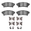 1551-1391-12 5000 Advanced Ceramic Brake Pads & Hardware Kit, 2013-2020 Lexus/Toyota/Scion, Position: Rear - image 2