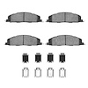 1551-1400-01 5000 Advanced Semi-Metallic Brake Pads & Hardware Kit, 2009-2018 Mopar, Position: Rear - image 1