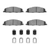 1551-1400-01 5000 Advanced Semi-Metallic Brake Pads & Hardware Kit, 2009-2018 Mopar, Position: Rear - image 2