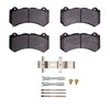 1551-1405-01 5000 Advanced Low-Metallic Brake Pads & Hardware Kit, Fits Select Multiple Makes/Models, Position: Front - image 2