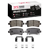 1551-1430-01 5000 Advanced Ceramic Brake Pads & Hardware Kit, 2010-2020 GM, Position: Rear - image 1