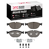 1551-1448-01 5000 Advanced Low-Metallic Brake Pads & Hardware Kit, Fits Select Jaguar, Position: Front - image 1