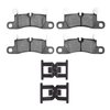 1551-1453-01 5000 Advanced Ceramic Brake Pads & Hardware Kit, 2011-2018 Multiple Makes/Models, Position: Rear - image 2