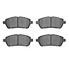 1551-1454-10 5000 Advanced Ceramic Brake Pads, 2011-2017 Multiple Makes/Models, Position: Front