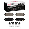 1551-1468-01 5000 Advanced Ceramic Brake Pads & Hardware Kit, 2011-2019 GM, Position: Rear - image 1