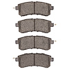 1551-1510-00 5000 Advanced Ceramic Brake Pads, Fits Select Infiniti/Nissan, Position: Rear - image 1