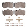 1551-1530-01 5000 Advanced Low-Metallic Brake Pads & Hardware Kit, 2010-2021 Mercedes-Benz, Position: Front - image 1