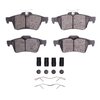 1551-1564-11 5000 Advanced Ceramic Brake Pads & Hardware Kit, Fits Select Ford/Lincoln/Mercury/Mazda, Position: Rear - image 2