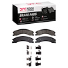 1551-1565-01 5000 Advanced Ceramic Brake Pads & Hardware Kit, Fits Select Multiple Makes/Models, Position: Rear,Fr,Front,Rr - image 1