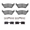 1551-1602-01 5000 Advanced Ceramic Brake Pads & Hardware Kit, 2012-2020 Ford/Lincoln/Mercury/Mazda, Position: Rear - image 2