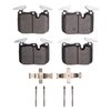 1551-1609-01 5000 Advanced Ceramic Brake Pads & Hardware Kit, 2012-2020 BMW, Position: Front - image 2