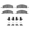 1551-1611-12 5000 Advanced Semi-Metallic Brake Pads & Hardware Kit, 2013-2019 Ford/Lincoln/Mercury/Mazda, Position: Front - image 2