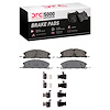 1551-1611-13 5000 Advanced Low-Metallic Brake Pads & Hardware Kit, 2013-2019 Ford/Lincoln/Mercury/Mazda, Position: Front - image 1