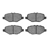 1551-1612-00 5000 Advanced Ceramic Brake Pads, 2013-2019 Ford/Lincoln/Mercury/Mazda, Position: Rear - image 1