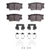 1551-1632-01 5000 Advanced Ceramic Brake Pads & Hardware Kit, 2006-2018 Lexus/Toyota/Scion, Position: Rear - image 2
