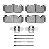 1551-1648-01 5000 Advanced Low-Metallic Brake Pads & Hardware Kit, 2012-2021 BMW, Position: Front