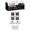 1551-1656-01 5000 Advanced Low-Metallic Brake Pads & Hardware Kit, 2012-2021 BMW, Position: Rear