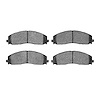 1551-1680-00 5000 Advanced Semi-Metallic Brake Pads, Fits Select Ford/Lincoln/Mercury/Mazda, Position: Fr,Front - image 1