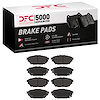 1551-1682-00 5000 Advanced Semi-Metallic Brake Pads, 2012-2020 Multiple Makes/Models, Position: Rear,Fr,Front,Rr